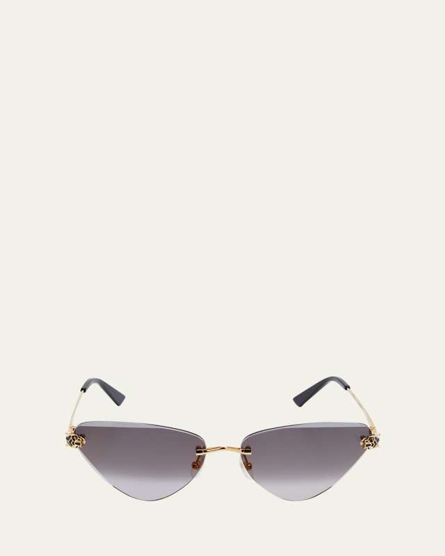 Panther Metal Cat-Eye Sunglasses